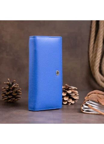 Жіночий шкіряний гаманець 18,5х9х2 см st leather (252130813)