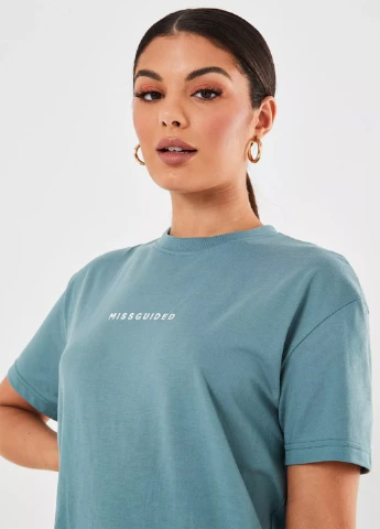 Синя кежуал сукня Missguided