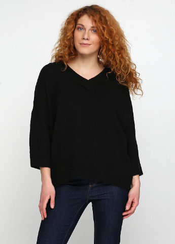 Черный демисезонный пуловер пуловер Jacqueline de Yong
