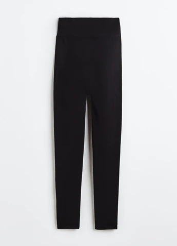 Черные демисезонные леггинсы для беременных H&M