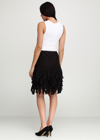 Черная кэжуал однотонная юбка Ralph Lauren мини