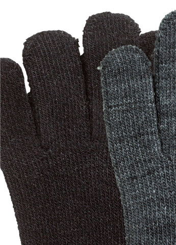 Перчатки (2 шт.) H&M меланжи комбинированные кэжуалы акрил