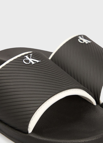 Черные кэжуал шлепанцы Calvin Klein Jeans