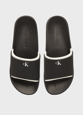 Черные кэжуал шлепанцы Calvin Klein Jeans