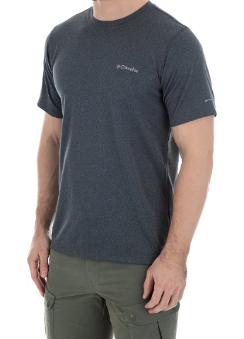 Чорна 1846931-464 xxl футболка чоловіча utilizer™ short sleeve crew темно-синій р.xxl Columbia