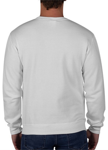 Белый свитшот Canvas однотонный без декора (361960027)