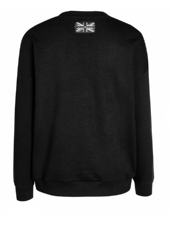 Черный демисезонный свитер свитшот John Richmond