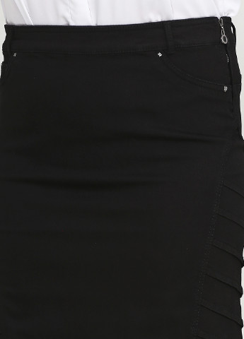 Черная кэжуал юбка Sassofono миди
