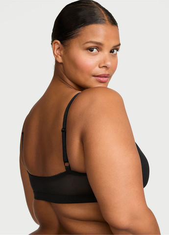 Чорний демісезонний комплект (бюстгальтер, трусики) Victoria's Secret