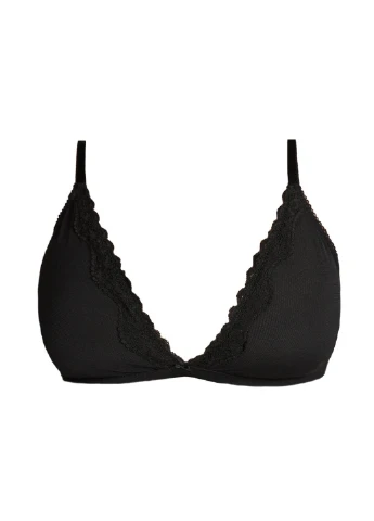 Чорний демісезонний комплект (бюстгальтер, трусики) Victoria's Secret