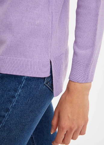 Фіолетовий демісезонний светр DeFacto