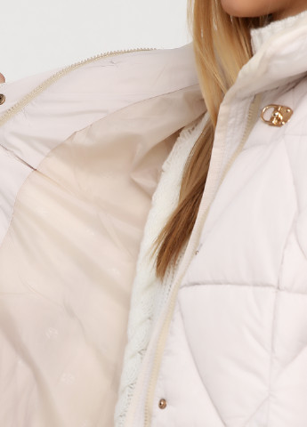 Светло-бежевая зимняя куртка Anna Moda Piu