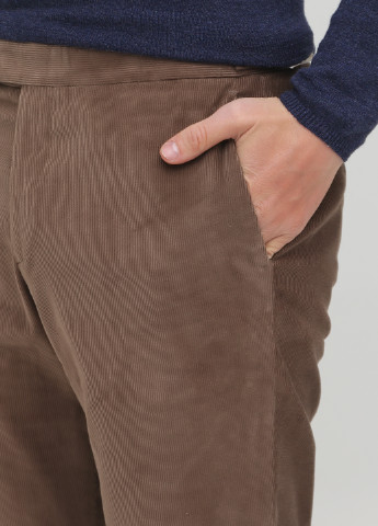 Коричневые кэжуал демисезонные прямые брюки Ralph Lauren