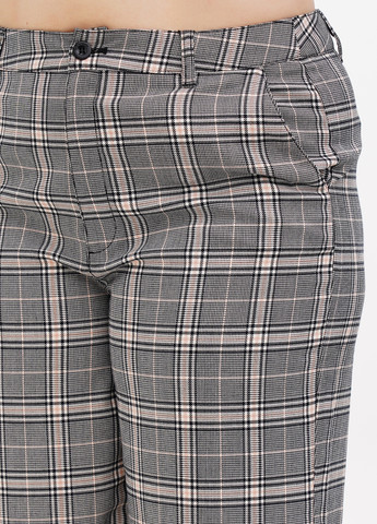 Комбинированные кэжуал демисезонные прямые, укороченные брюки S.Oliver