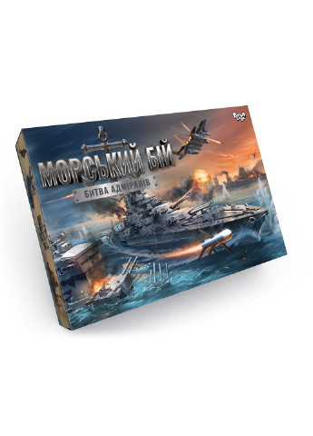 Настільна гра "Морський бій. Битва адміралів" Danko Toys g-mb-04u (255292340)