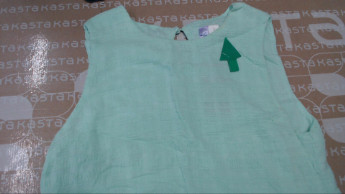 Мятная летняя блуза Alya