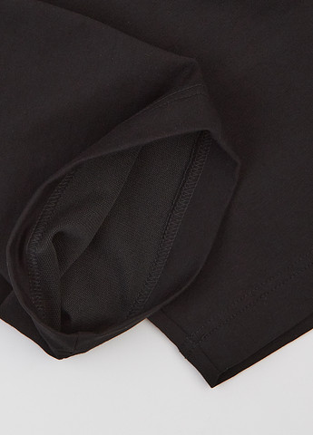 Чорний демісезонний комплект (толстовка, шорти) Garnamama