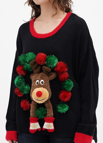 Чорний демісезонний джемпер джемпер No Brand