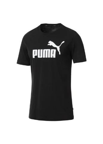 Черная футболка essentials tee Puma