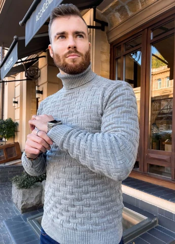 Сірий демісезонний светр Ager