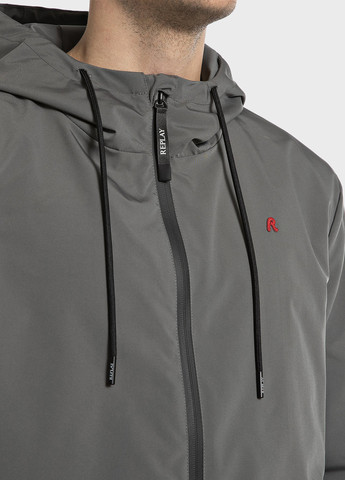 Сіра демісезонна вітровка Replay