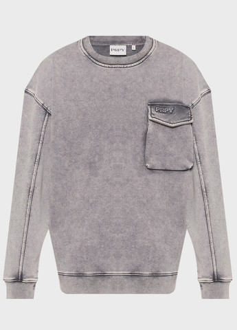 Серый свитшот PRPY варенка тиснение (361270799)