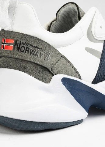 Білі Осінні кросівки Geographical Norway