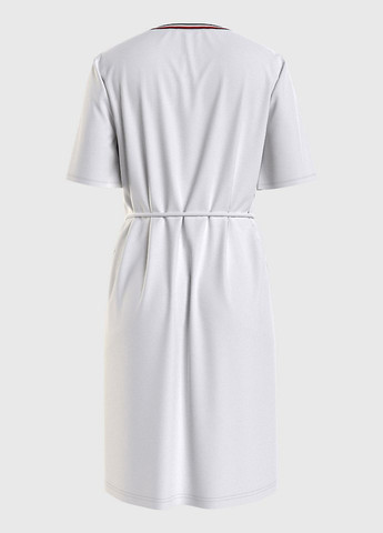 Білий кежуал сукня сукня-футболка Tommy Hilfiger однотонна