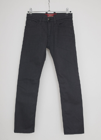 Темно-серые демисезонные со средней талией джинсы Ra-Re