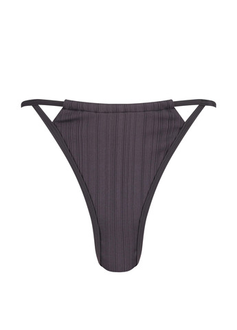 Графитовые купальные трусики-плавки однотонные Hunkemoller