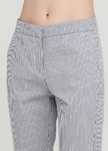 Серые кэжуал летние укороченные, зауженные брюки Vey's