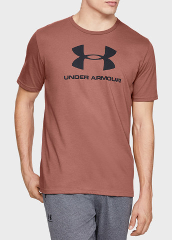 Светло-коричневая футболка Under Armour