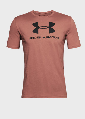 Светло-коричневая футболка Under Armour