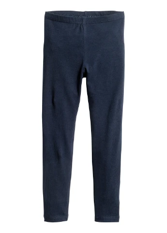 Темно-синие демисезонные леггинсы H&M