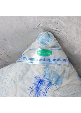 Стеганая подушка 70х70 из искусственного лебяжего пуха на замке от украинского производителя 55097 Moda (253623011)