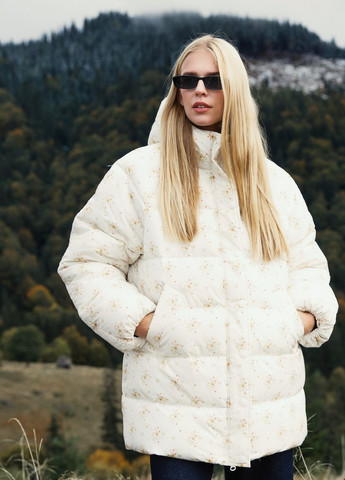 Молочная зимняя куртка Gepur