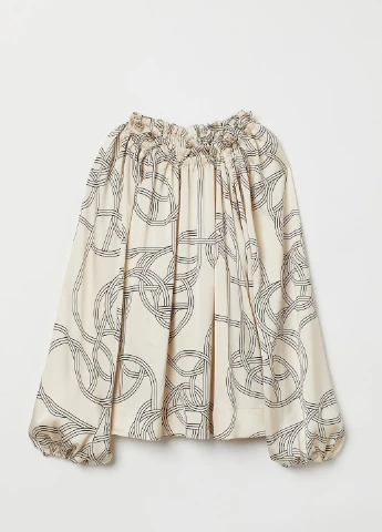 Бежевая блуза H&M