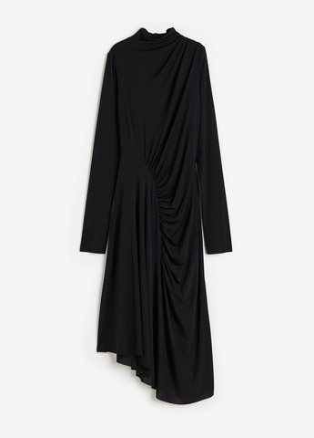 Чорна кежуал сукня сукня-водолазка H&M однотонна