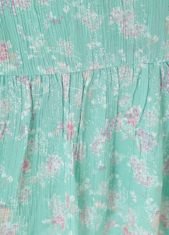 Мятная кэжуал цветочной расцветки юбка Pimkie