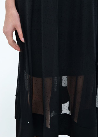Чорна кежуал сукня а-силует Ager однотонна