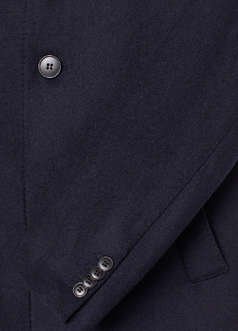 Темно-синее демисезонное Пальто H&M