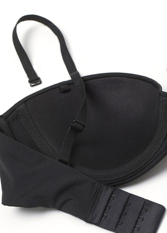 Чёрный балконет бюстгалтер H&M с косточками полиамид, эластан