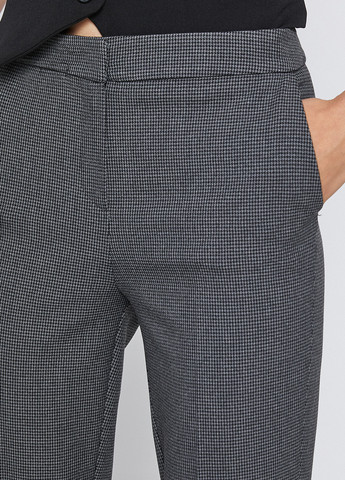 Серые кэжуал демисезонные классические, укороченные брюки KOTON