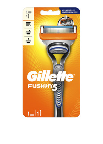 Верстат-бритва Fusion5 з 1 змінним картриджем Gillette (138200672)
