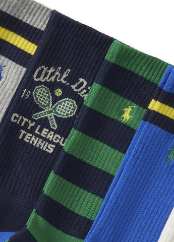 Комбіновані шкарпетки (6 пар) Ralph Lauren смужки (368971997)