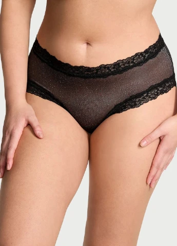 Чорний демісезонний комплект (бюстгальтер, трусики) Victoria's Secret