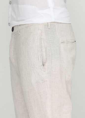 Бежевые кэжуал летние прямые брюки Zara