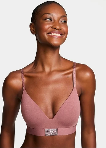Рожевий демісезонний комплект (бюстгальтер, трусики) Victoria's Secret