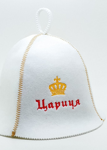 Банна шапка "Цариця" штучне хутро білий (LA-73) Luxyart (252611423)