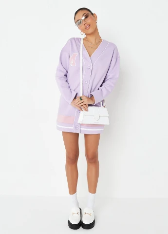 Бузкова кежуал сукня сукня светр Missguided з логотипом